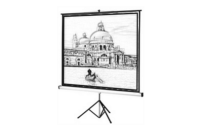 Motorized screens, Manual screens, Tripod screens